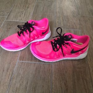Nike Free Run 5.0 Pink 8 GOOD CONDITION
